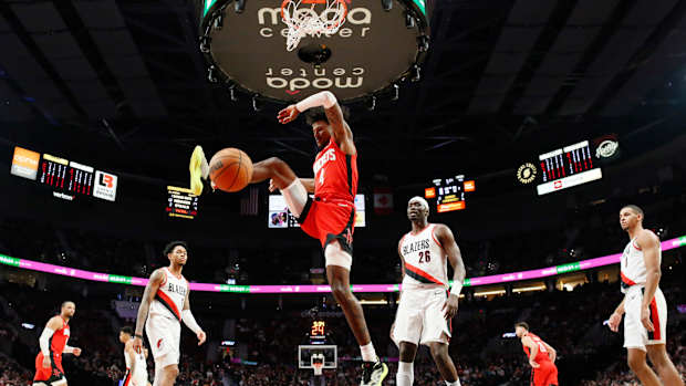 Jalen Green Houston Rockets Portland Trail Blazers
